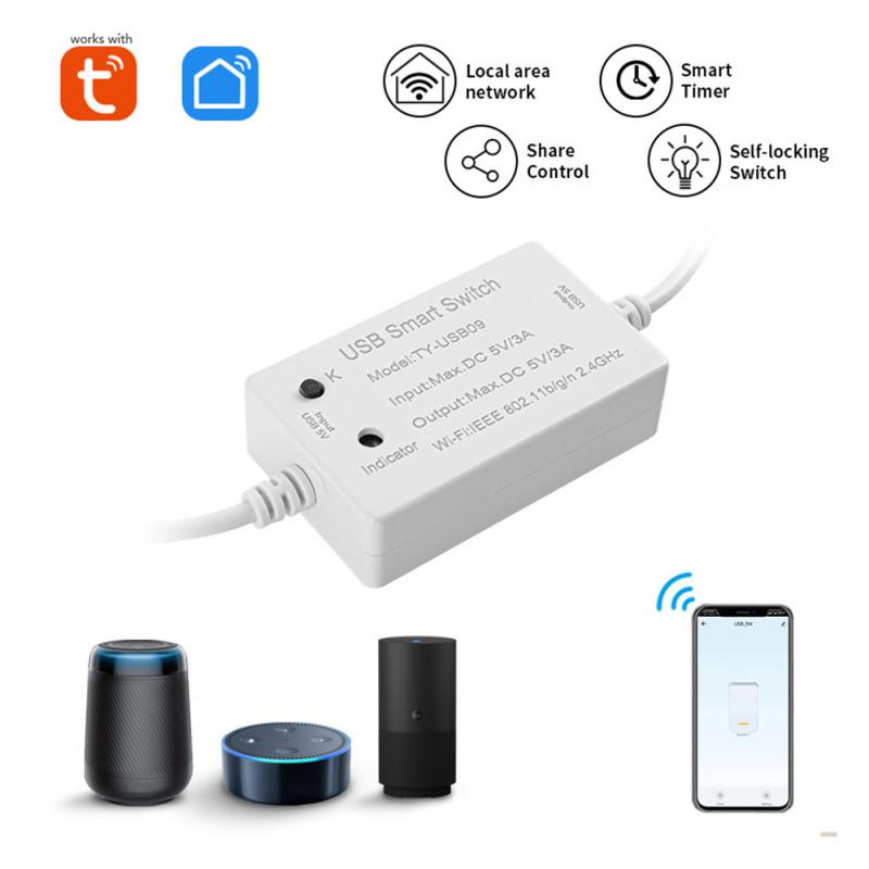 Usb Control Advanced Technology Easy-to-use Remote Access Convenient Compatible With Alexa Voice-activated Smart Switch Stylish