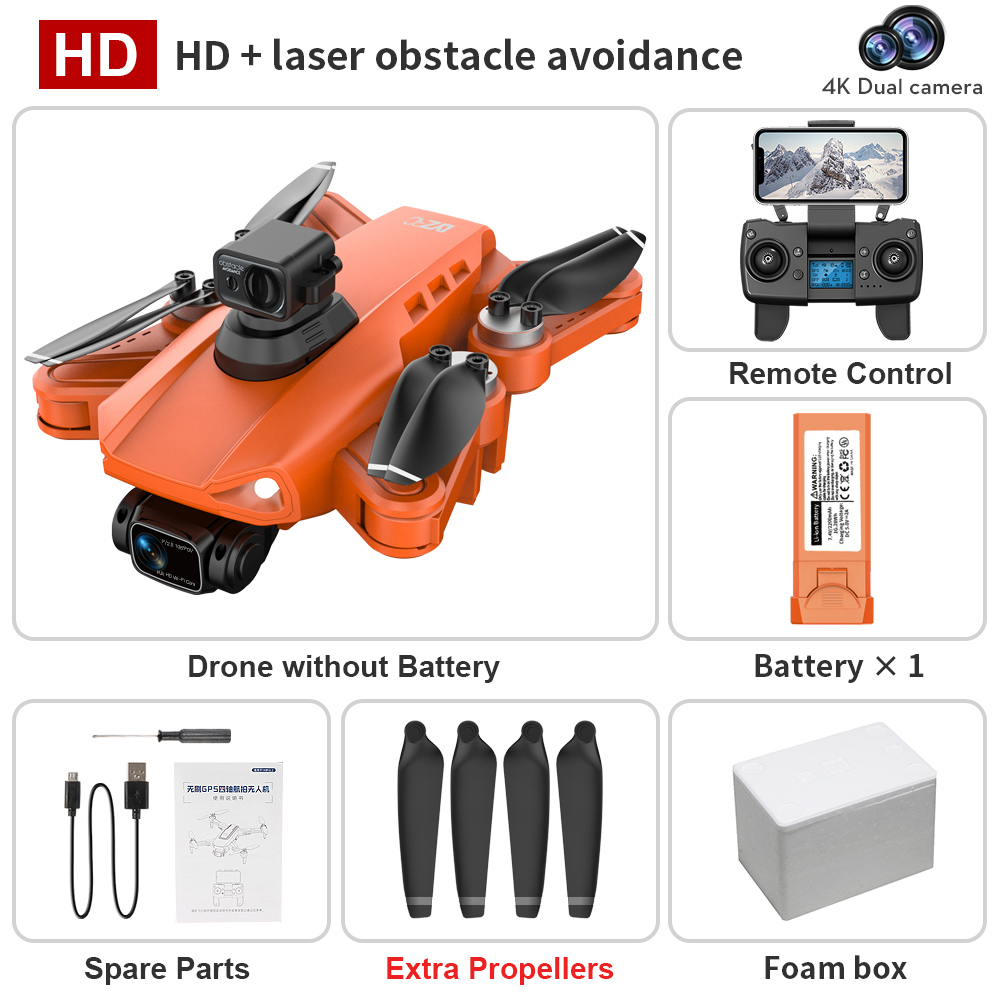 Drone L900 Pro SE MAX 4K Professional 8KM HD Camera 5G GPS Obstacle Avoidance Brushless Motor Quadcopter RC Helicopter Dron Toys