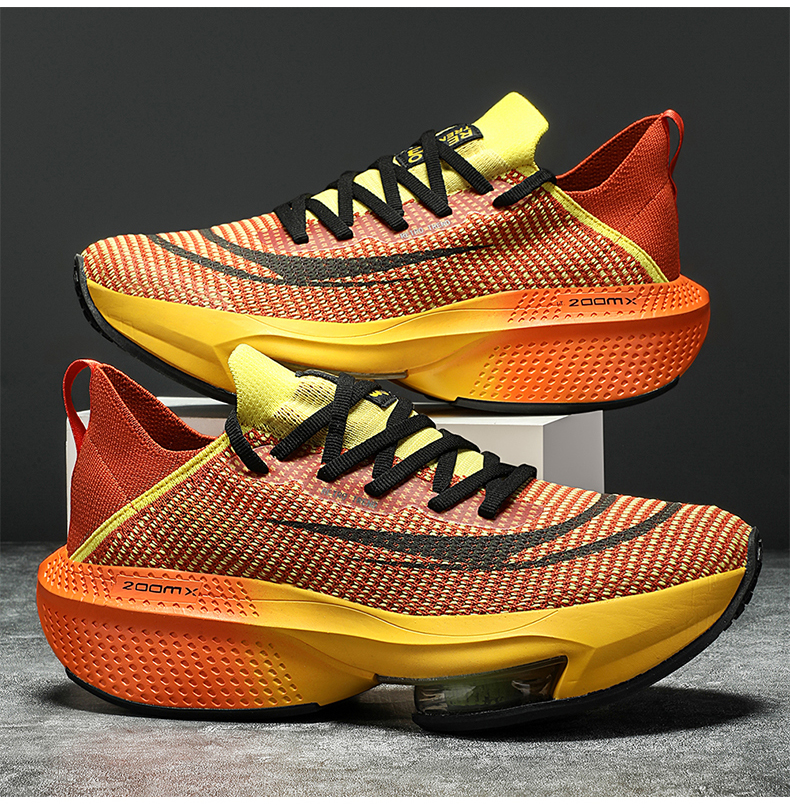 Running Shoes Air Cushion Speciality Marathon Men Sports Breathable Lightweight Women's Comfortable Athletic Nonskid Sneakers