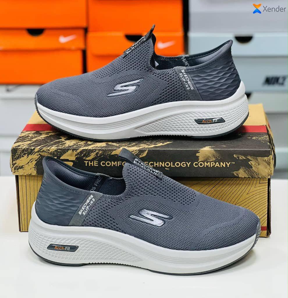Skechers Slip-Ons Arch Fit Navy Blue Comfort Sneakers