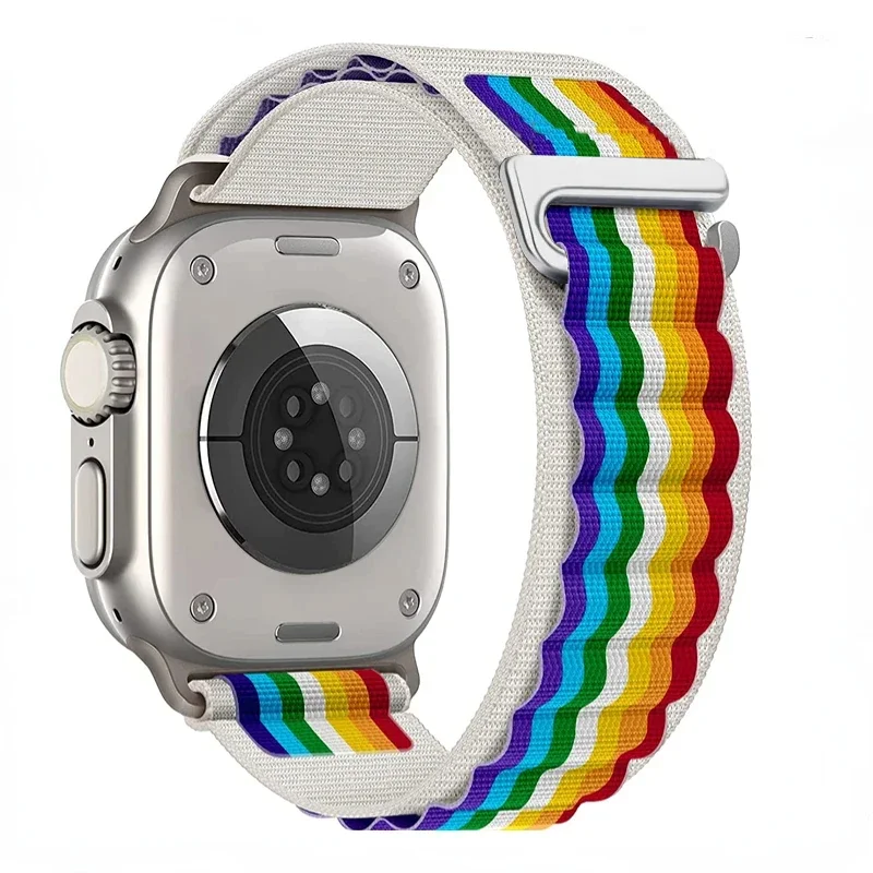 Alpine Strap for Apple Watch Ultra/3 11 10 9 8 7 Band 46mm 49mm 45mm 41mm Nylon Sports Bracelet IWatch 6 5 4 3 SE 44mm 40mm 42mm
