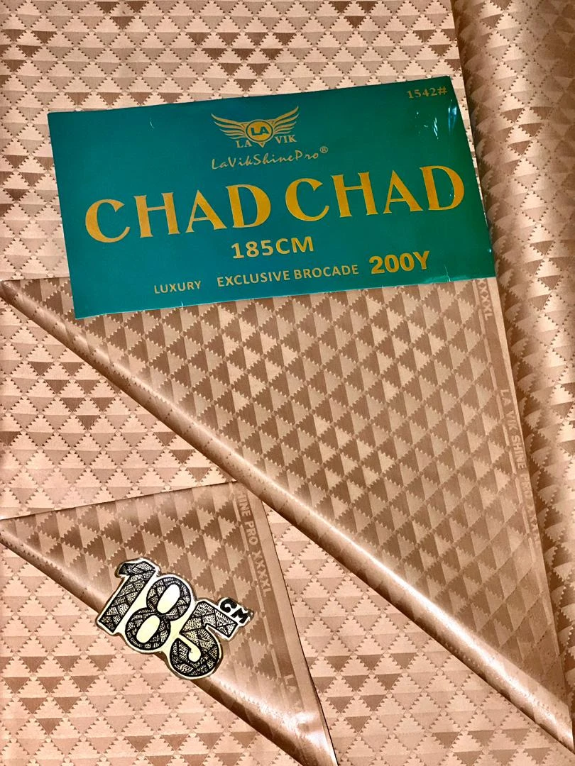 King of Brocade: Premium Micro Inso & Chad Chad Luxury African Shadda – The Ultimate Shining Garment for Men (Sold by Meter)
