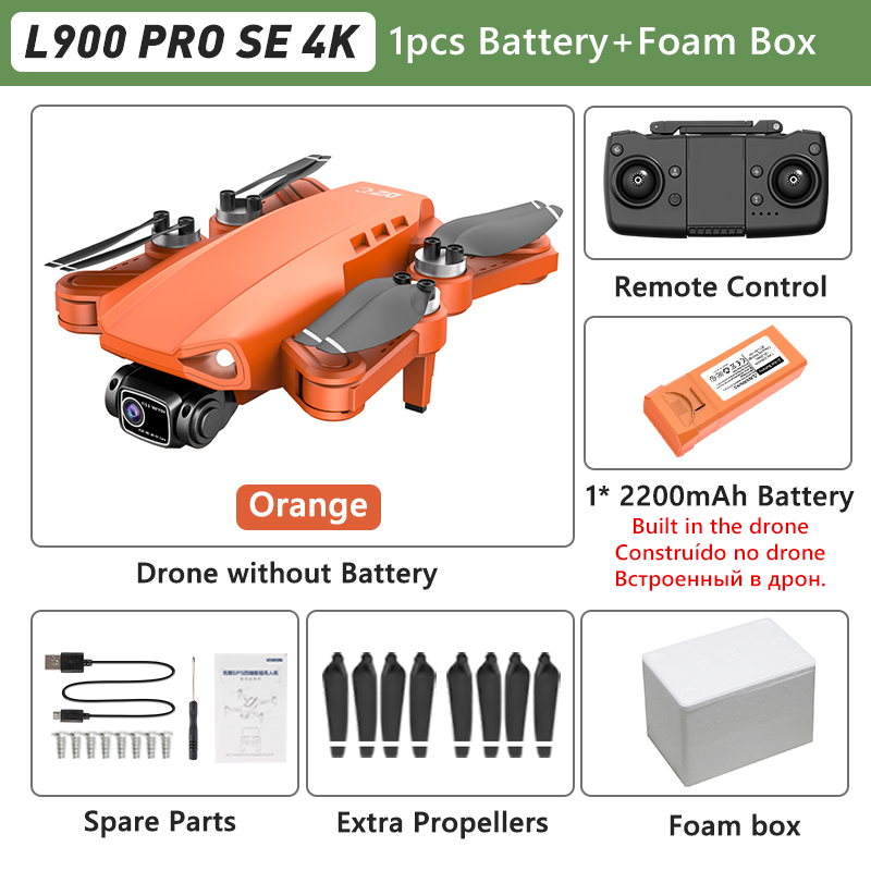 LYZRC L900 PRO 4K Professional HD Dual Camera GPS Drone 5G WIFI Brushless Motor FPV Quadcopter Foldable Aerial Photography Drone