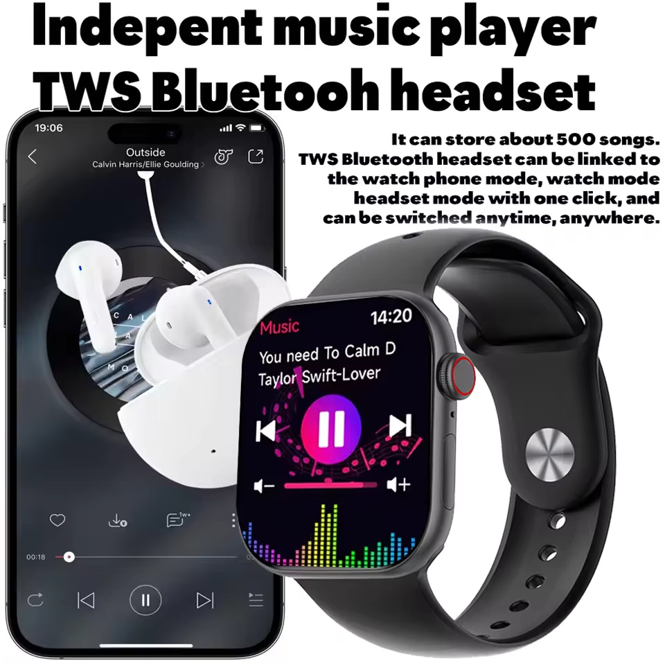 2025 New Series Watch10 GPS Track Smart Watch Men Woman HD Bluetooth Call Waterproof Sports SmartWatch For Apple Android IOS