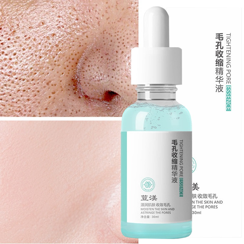 Pore Shrinking Face Serum Moisturizing Nourish Oil-Control Firming Smoothing Pores Repair Essence Rejuvenation Korean Cosmetics