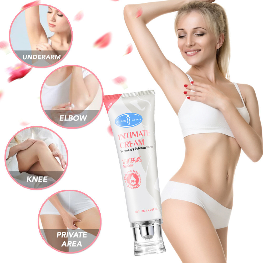 Body Whitening Cream Private Parts Underarm Intimate Area Brightening Remove Melanin Improve Dull Moisturizing Beauty Body Care