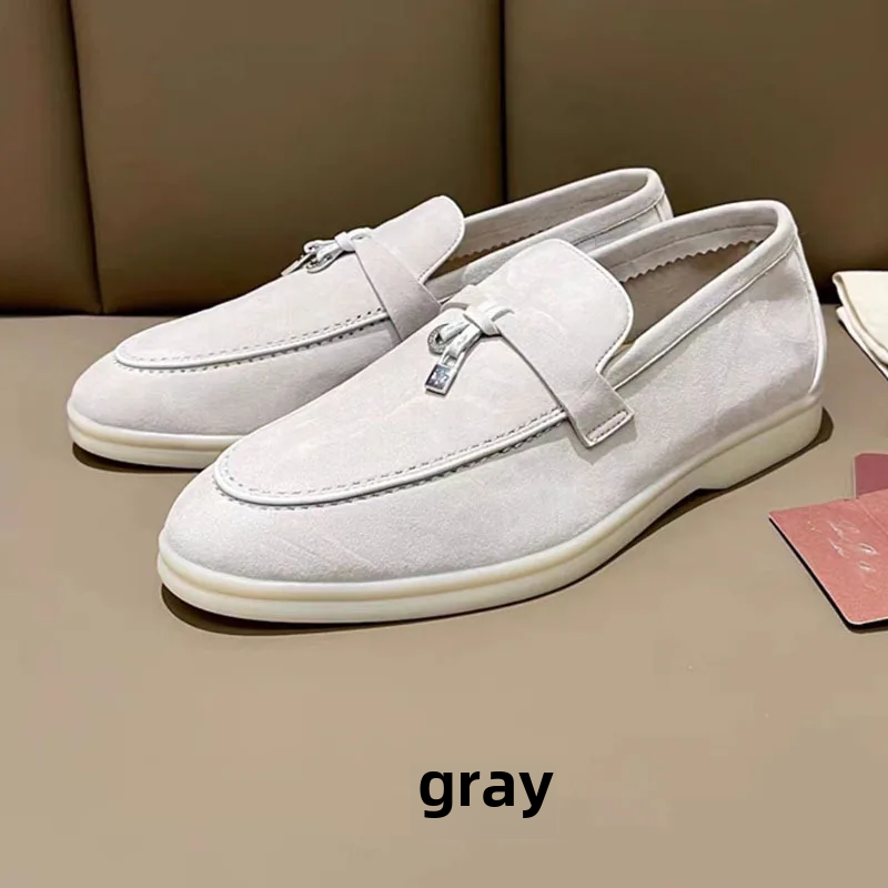 Soft Sole Piped Edge Leather Flats Women's Shoes Summer Style Sheepskin Insole Comfortable Fashionable Footwear