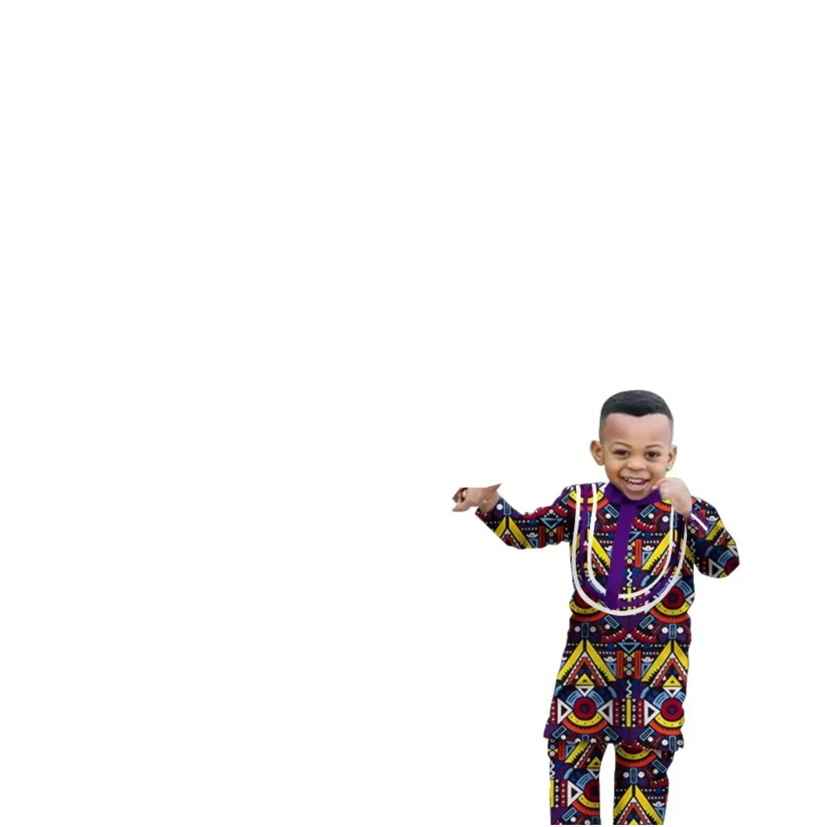 African Parent-child Clothing Long Sleeve Slim Fits Dashiki Outfits for Father Boys Fashion Men African Clothes Sets Wyq340