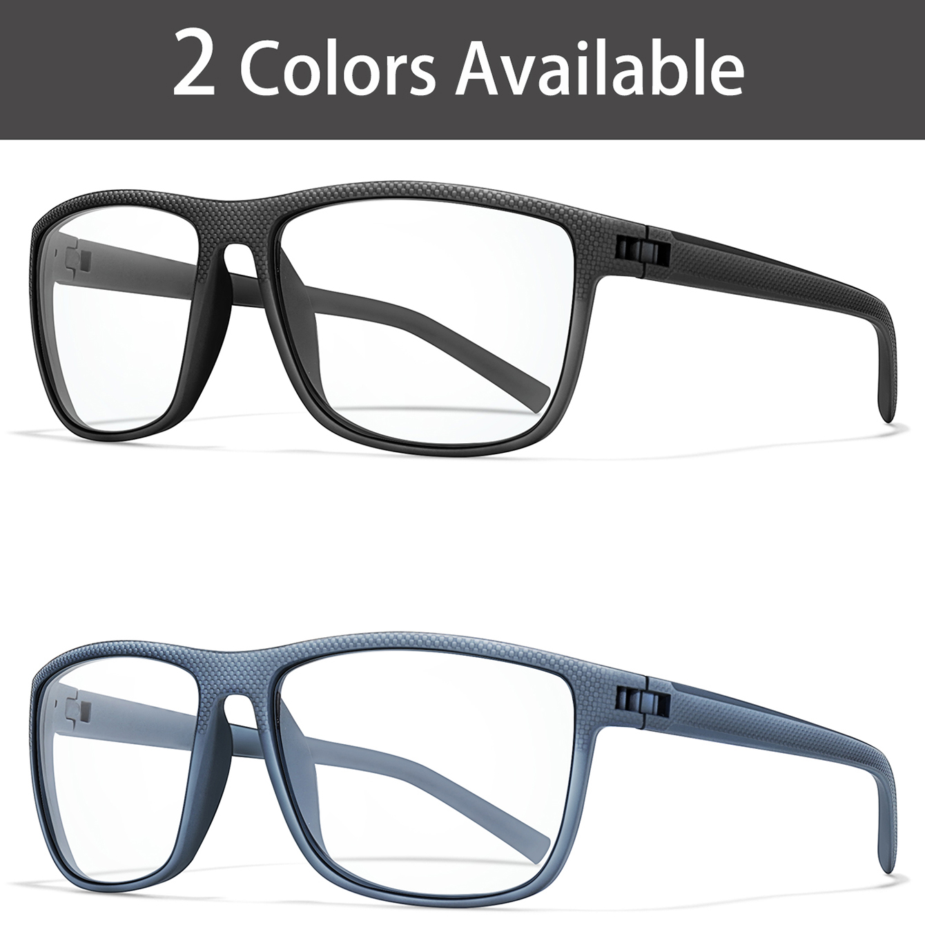 Ultra-Lightweight Rectangular Photochromic Reading Glasses Presbyopic Spectacles for Middle-Aged Elderly Daily Wear Surf