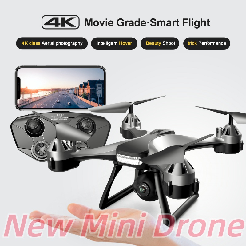 Mini Drone 801 Professional 4K HD Movie Grade Resist strong winds Toy Aircraft for Children Popular Small Quadcopter with Camera