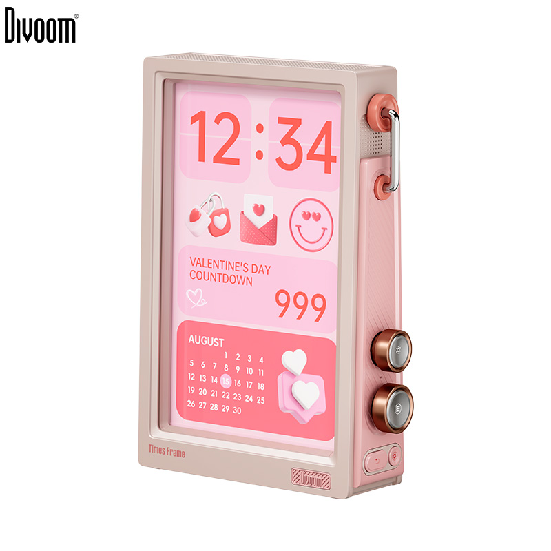 Divoom Times Frame 10.1'' Gaming Screen WiFi Smart HD Pixel Display, DIY Clock, Crypto/Stock Ticker, Weather Calendar Desk Gift