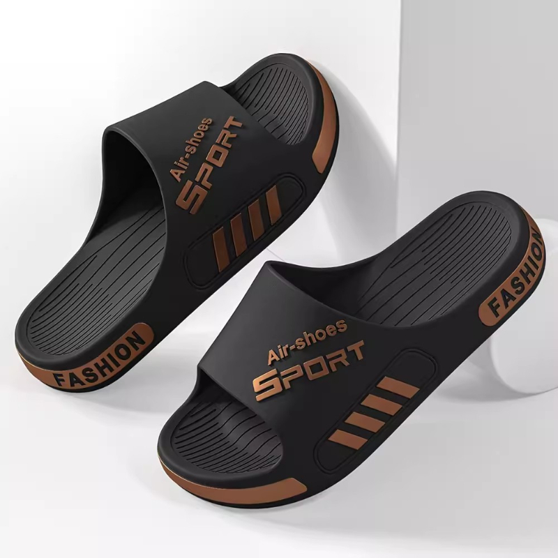 Fashion Men's Slippers Soft Sole Non-slip Men Flip Flops Comfortable Large Size Outdoor Beach Sandals Man Home Bathroom Slippers