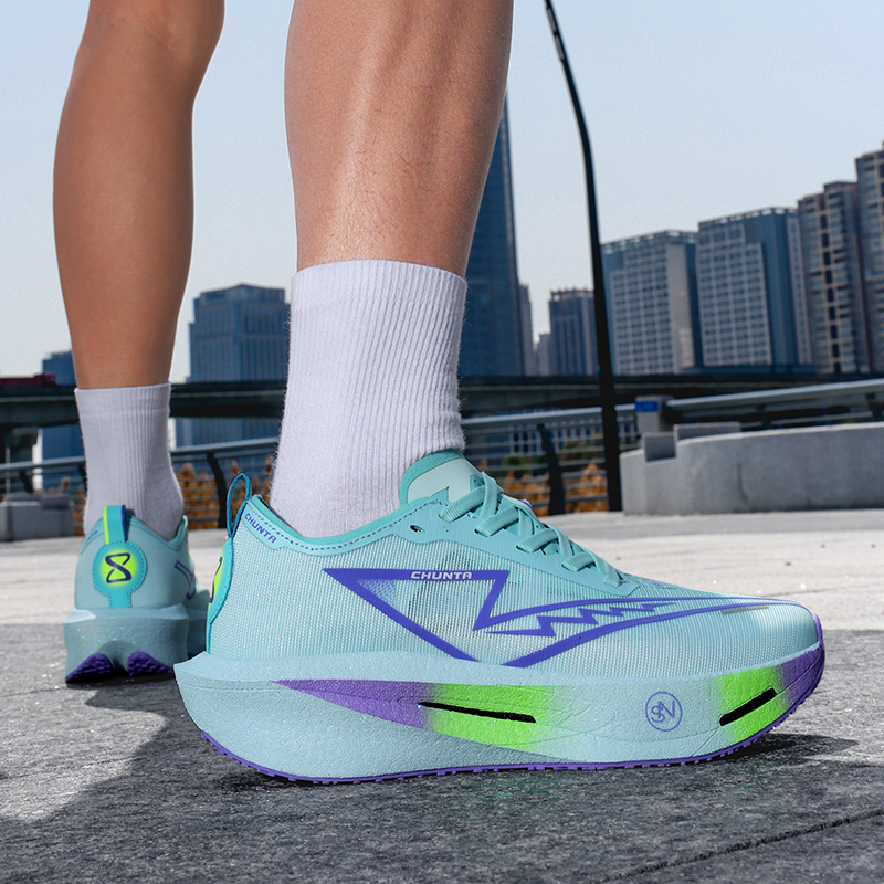 Running Shoes Carbon Board Speciality Marathon Men Sports Breathable Lightweight   Rebound Anti Slip Couple Running Shoes