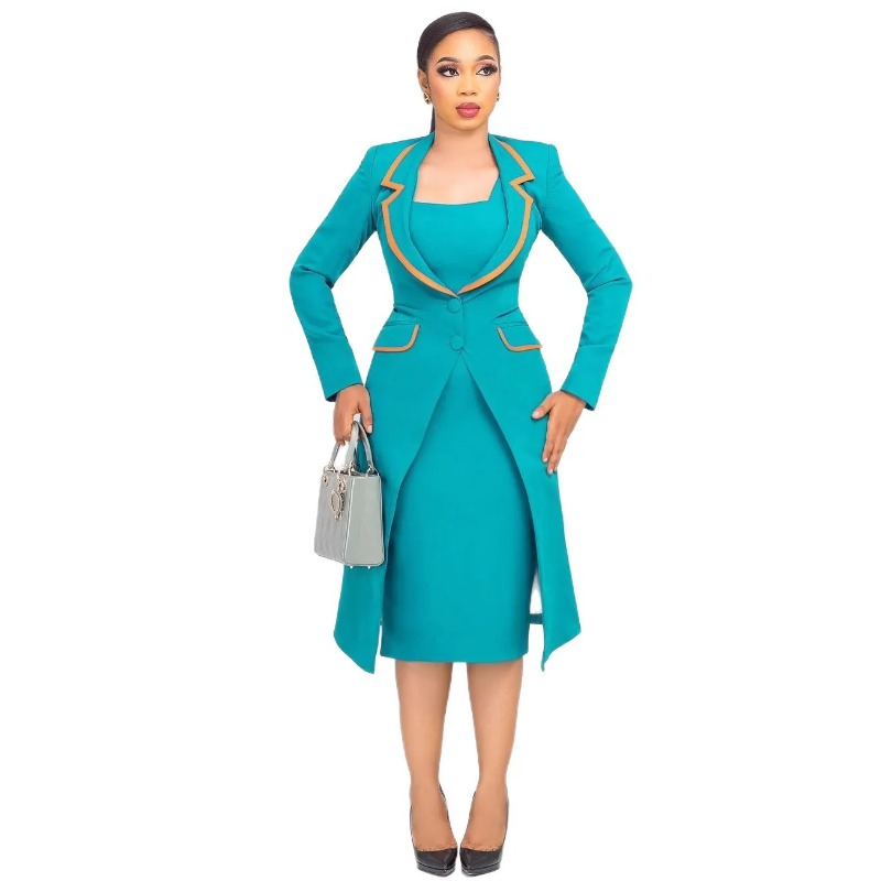 2 Piece Sets African Dresses for Women Autumn Fashion Dashiki Midi Dress Africa Clothes Dashiki Ankara Dresses Outfits