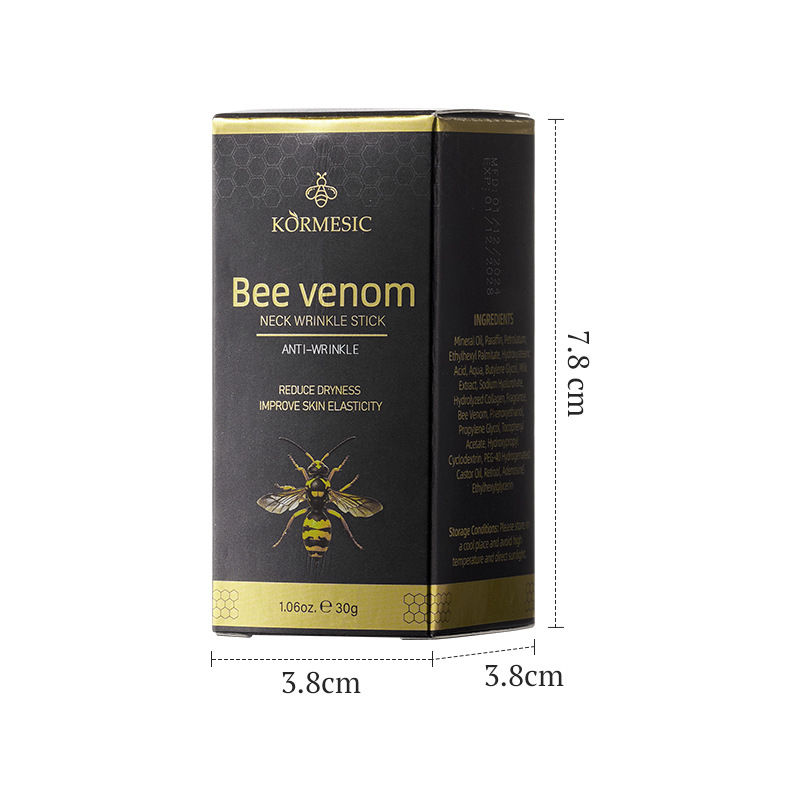 KORMESIC Bee Venom Neck Wrinkle Stick Care Moisturizing Nourishing Hydrating skincare Beauty Necks Skin Products