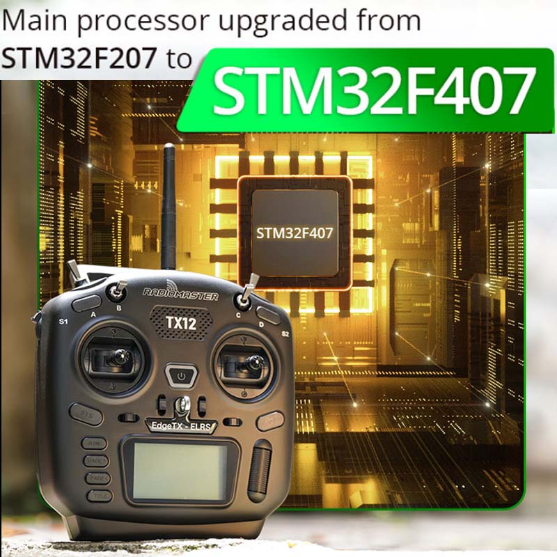 RadioMaster TX12 MKII ELRS EdgeTX OpenTX FCC LBT M2 16CH Hall Gimbals Multi-Module Compatible Radio Control Transmitter