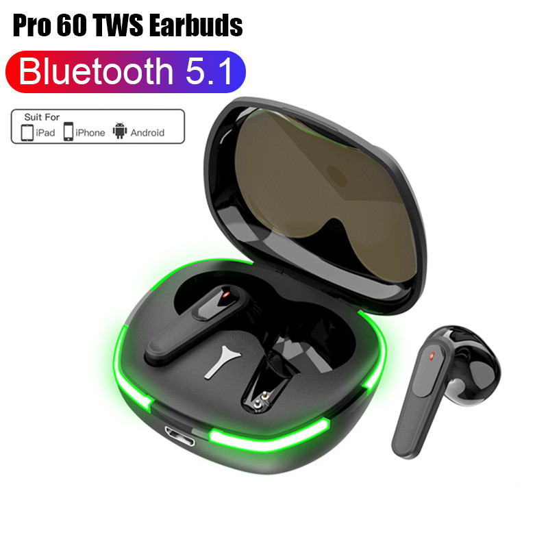 Original Air Pro 60 TWS Fone Bluetooth Earphones Touch Control Earbuds with Mic Wireless Bluetooth Headset Wireless Headphones