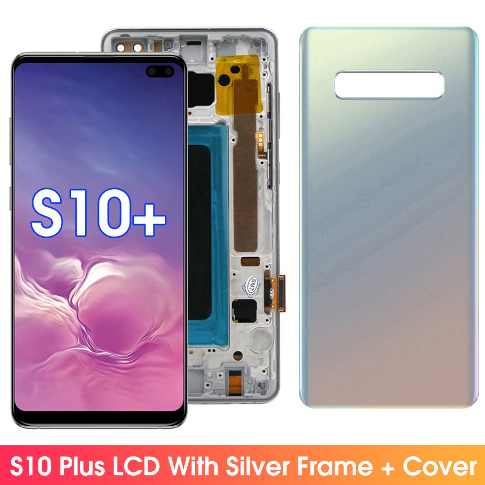 tft Display Assembly for Samsung Galaxy S10 Plus G975 Lcd Display Touch Screen Digitizer for Samsung Galaxy S10 G973 Replacement