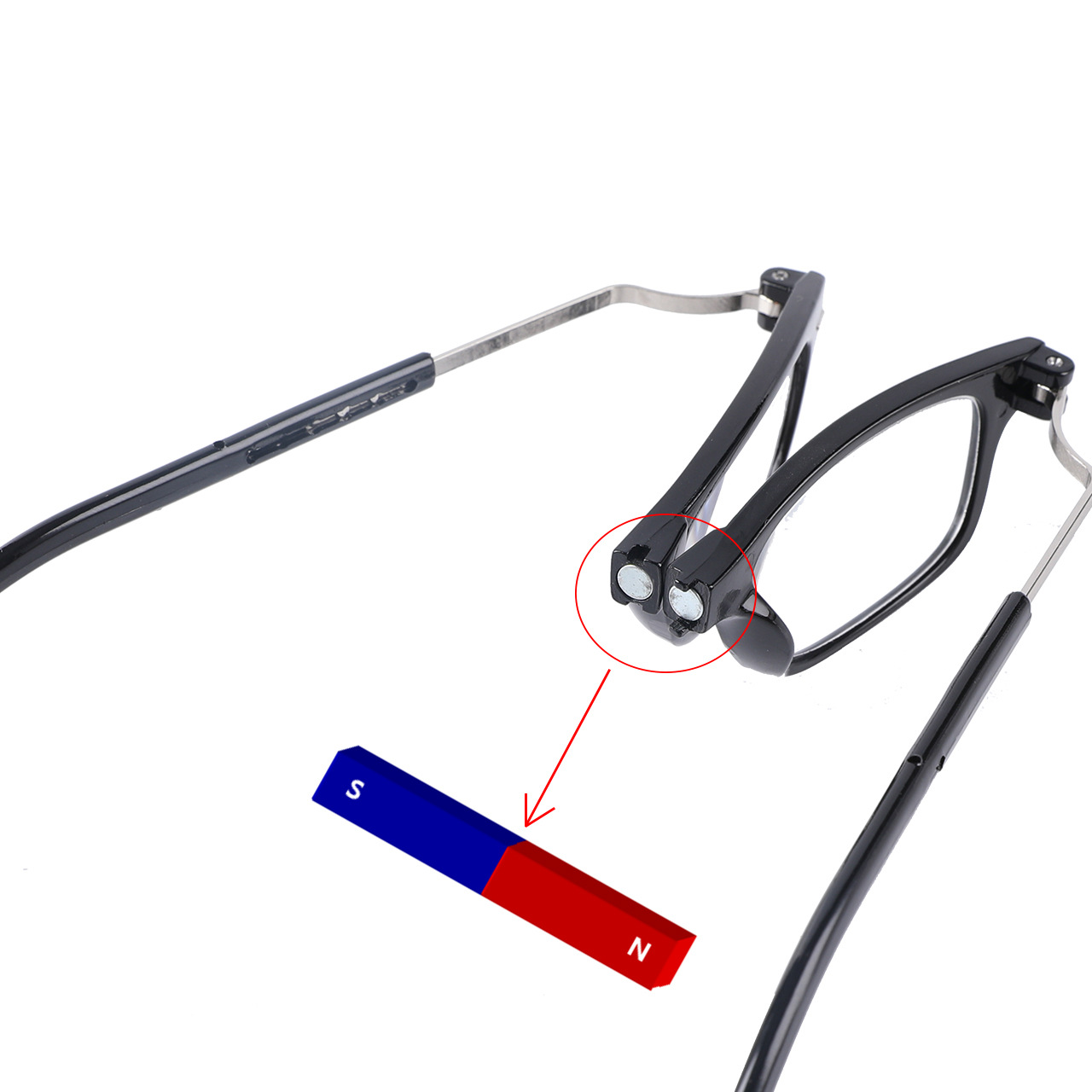 Portable Folding Reading Glasses High Definition Resin Fashion Presbyopic Eyeglasses