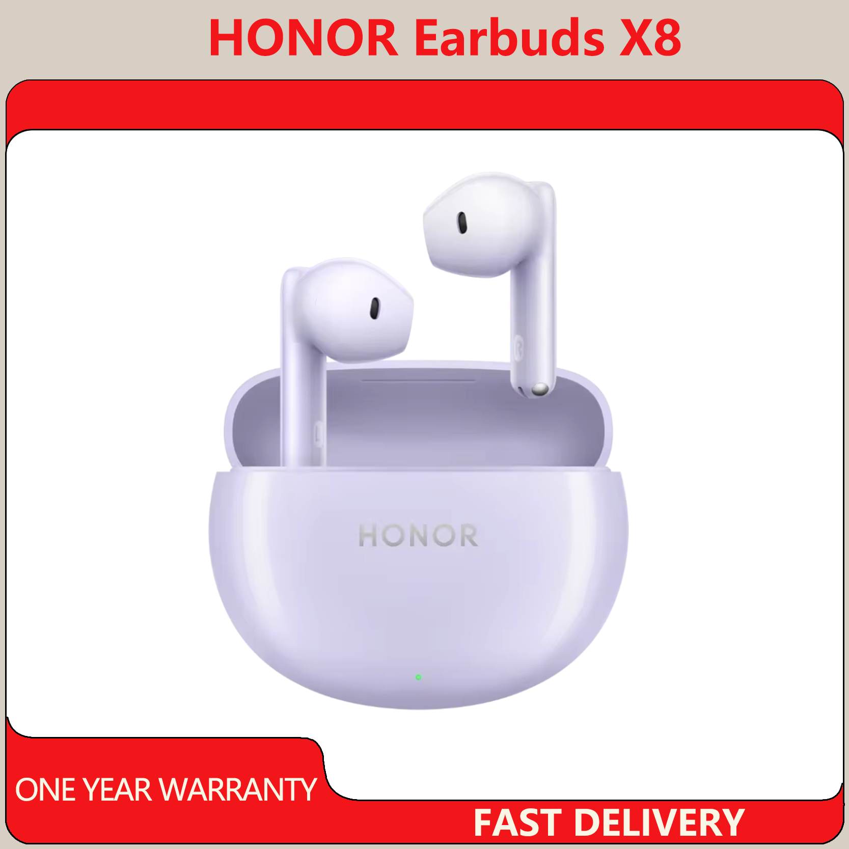 Original Honor Earbuds X8 Bluetooth Headset Sports Wireless Semi In-Ear Call Noise Reduction Official Original genuine goods