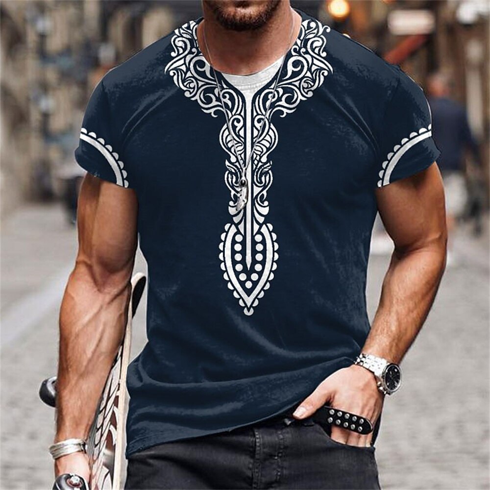Africa Ethnic T-Shirts African Dashiki 3D Printed Men Women Fashion Streetwear Oversized Short Sleeve T Shirt Tees Tops Clothing
