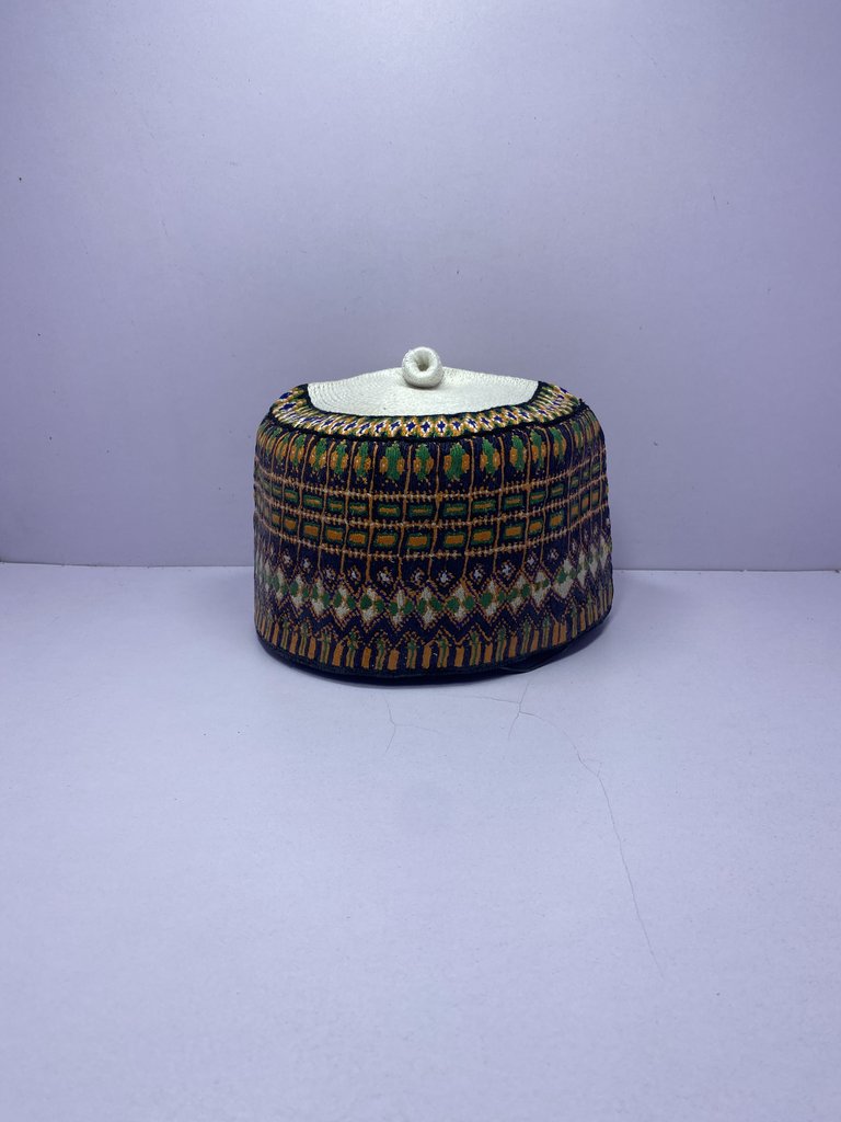 Maiduguri – Hausa/Fulani Cap, Kufi, Handwoven Cap, Zawa