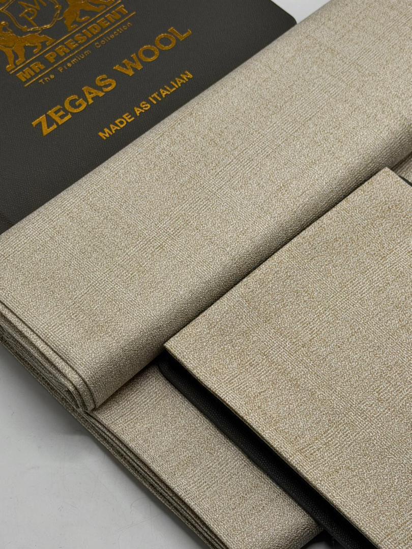 Zegas Wool Men's Suit Fabric - Premium Italian-Style