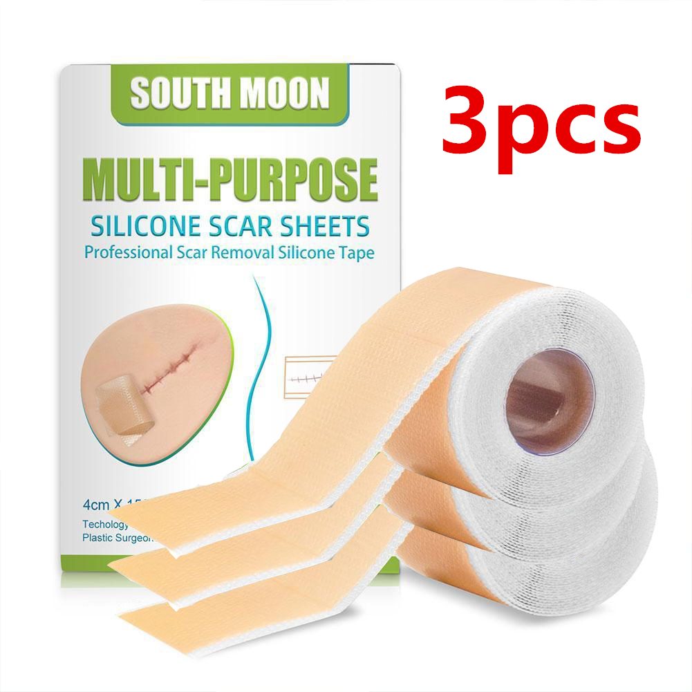 1/3/5/10 Roll Silicone Scar Sheet Painless Scar Repair Tape Roll Effective Scar Waterproof Breathable Ear Beauty Sticker