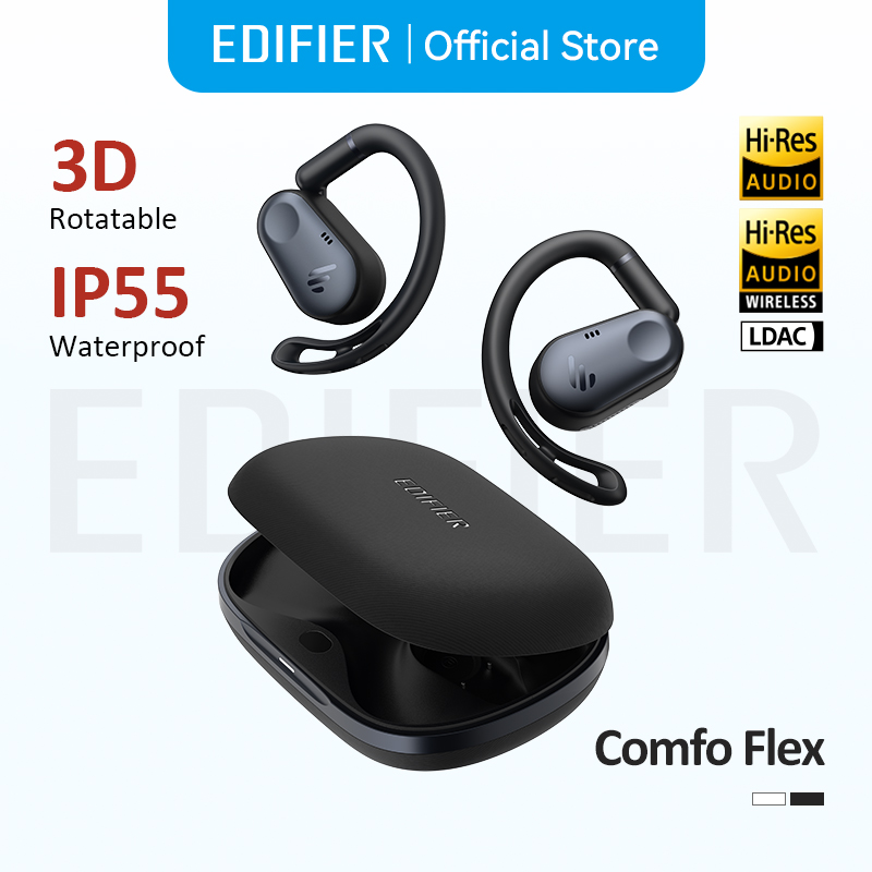 Edifier Comfo Flex True Wireless Bluetooth Earphones Open-ear Headphones Bluetooth 5.4 Ear Hooks Earphone,Hi-Res Audio,IP55