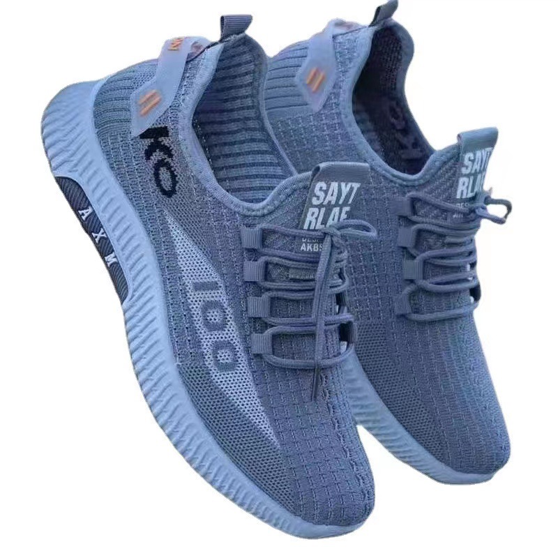 New fashionable men's shoes, casual shoes, men's breathable mesh sports shoes, comfortable, trendy and versatile