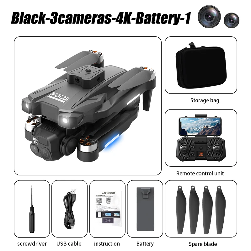 For Xiaomi YK8 Drone 4K Professional HD Aerial Photography Remote Control Aircraft 5G GPS HD Dual Camera Quadcopter Toy UAV New