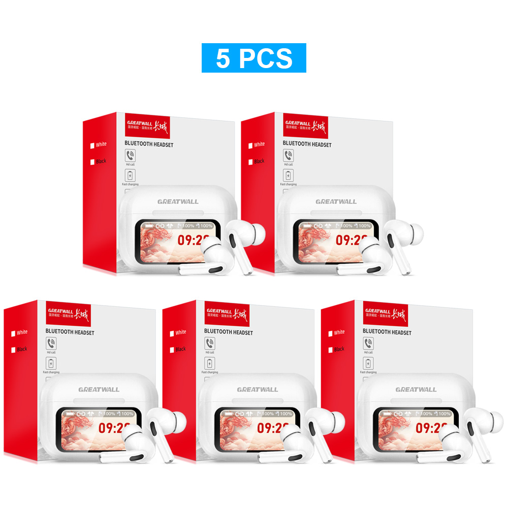 Original GREATWALL TWS Wireless Bluetooth V5.3 Earphones ANC Noise Reduction HiFi HD Call Earbuds Music Headsets Touch Control