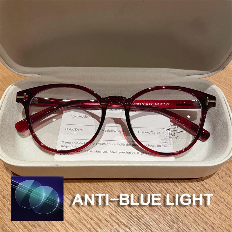 ISLINO TR90 Anti Blue Light Reading Glasses Women Photochromic Prescription Glasses Frame Luxury Hyperopia Myopia Eyewear