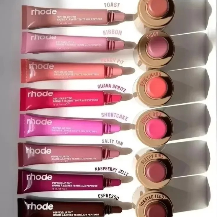 RHODE Pocket Blush Stick Lip Gloss And Cheek Hydrating Stick Natural Rouge Powder Blush Cream Lipstick Cheek Easy To Apply Color