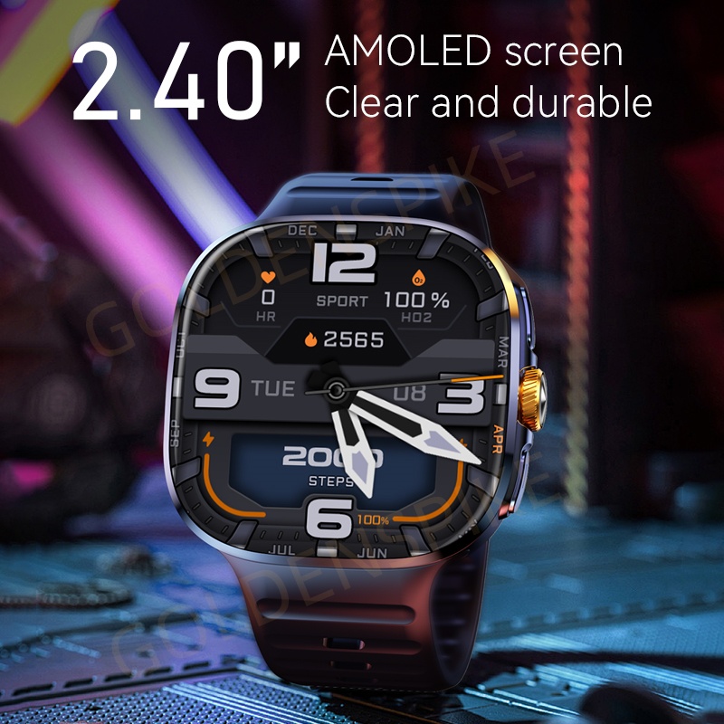 5G Celluler Version Smartwatch M99 Android Smart Watch With 190° Rotary Camera NFC Compass IP67 Waterproof Google Play Store
