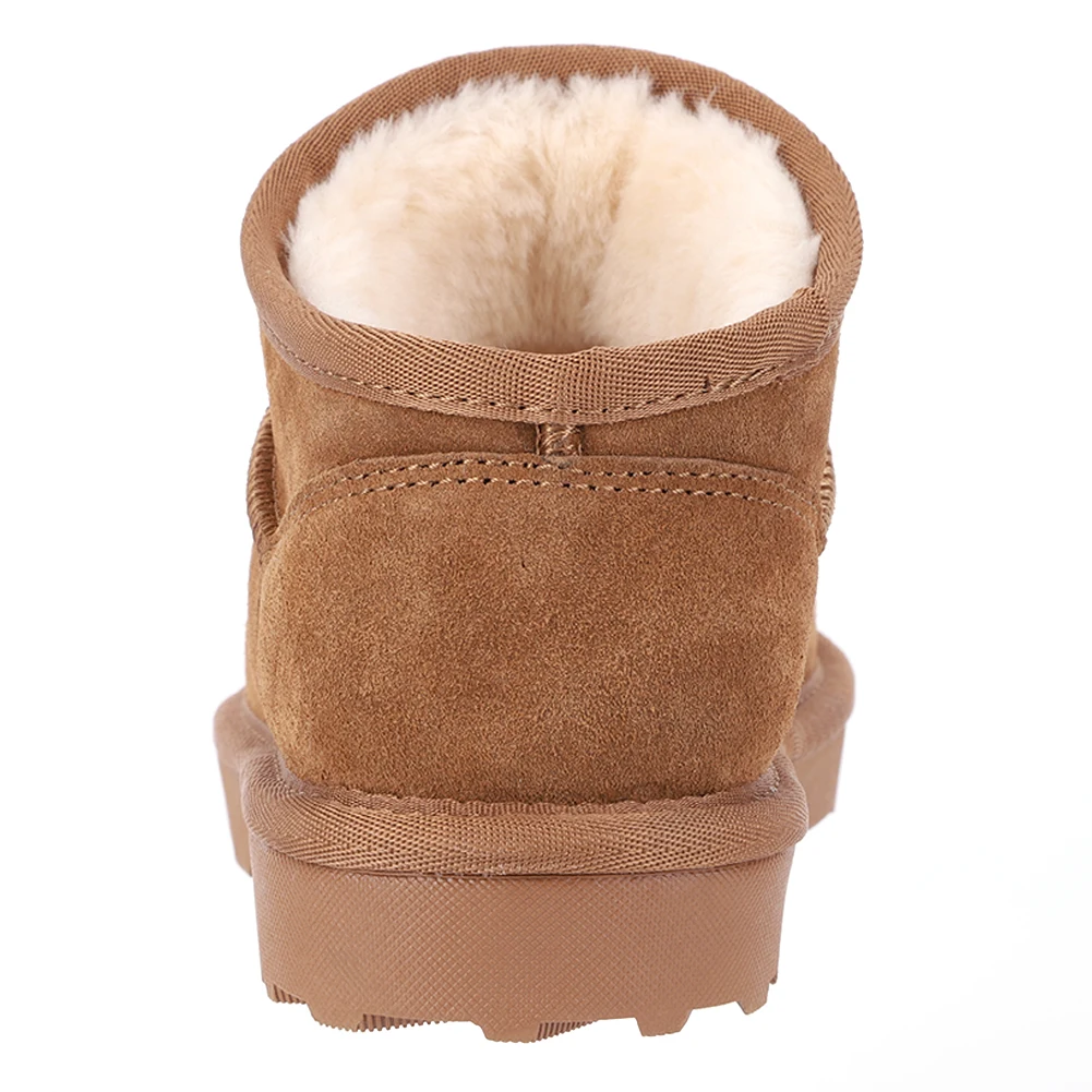 Women Snow Boots Warm Winter Booties Anti-Slip Slip On Short Boots Comfort Ankle Boots Faux Fur Lining Boots for Hiking