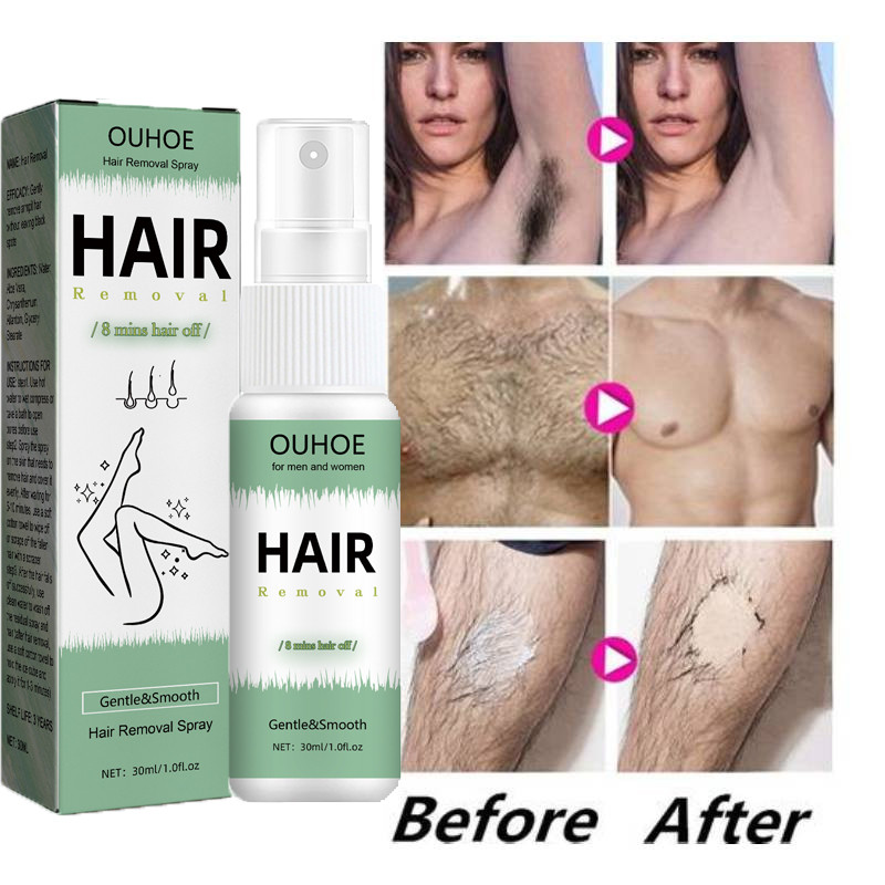 Permanent Hair Removal Spray Painless Armpit Legs Arm Hair Remover Hair Growth Inhibitor Depilation Wax Smooth Beauty Body Care