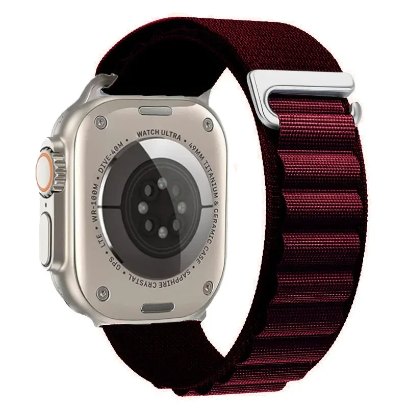 Alpine Strap for Apple Watch Ultra/3 11 10 9 8 7 Band 46mm 49mm 45mm 41mm Nylon Sports Bracelet IWatch 6 5 4 3 SE 44mm 40mm 42mm