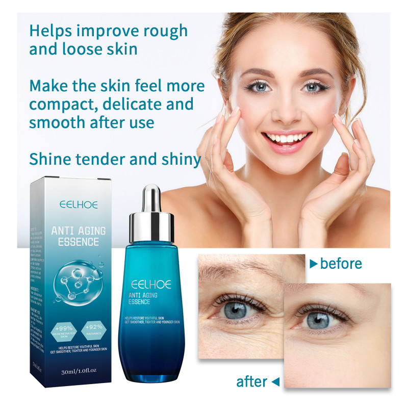 Wrinkle Remover Face Serum Anti-Aging Lifting Firming Fade Fine Lines Dark Spots Melasma Essence Brighten Beauty Skin Care 30ml