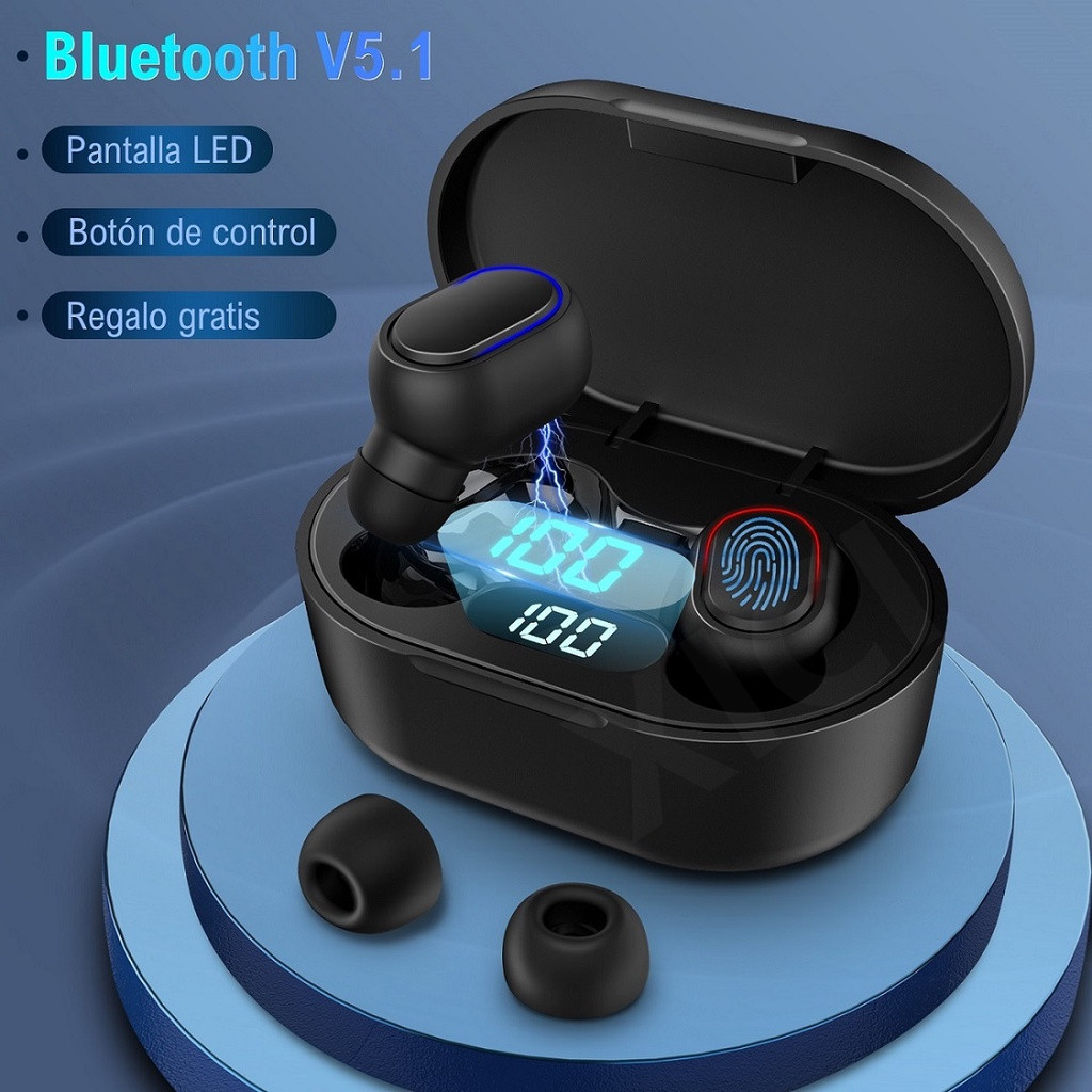 TWS Original E7S Fone Bluetooth earbuds Earphones Wireless Headphones Led Display Touch Control Waterproof Mic for Xiaomi Huawei