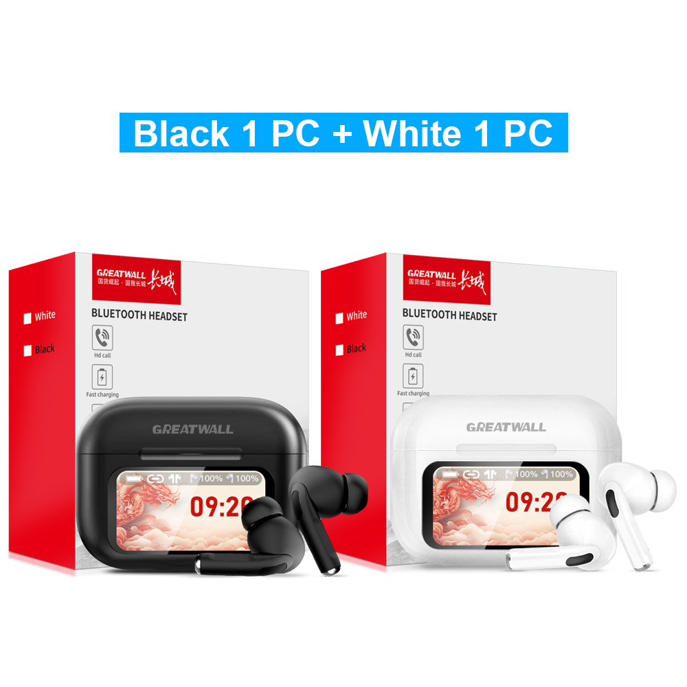 Original GREATWALL TWS Wireless Bluetooth V5.3 Earphones ANC Noise Reduction HiFi HD Call Earbuds Music Headsets Touch Control