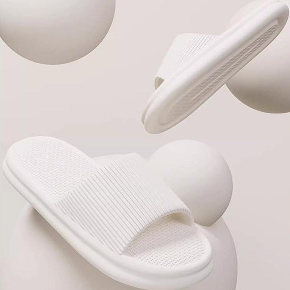 Size 38-41 Men Slippers Summer Solid Color Flat Sole Home Slippers For Women Man Coupple Bath Beach Slides Shoes