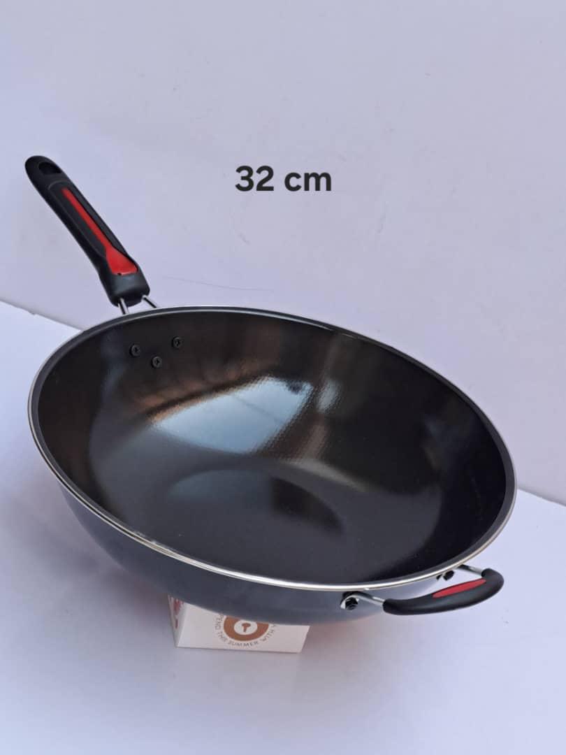 32cm Non-Stick Wok Pan with Dual Handles