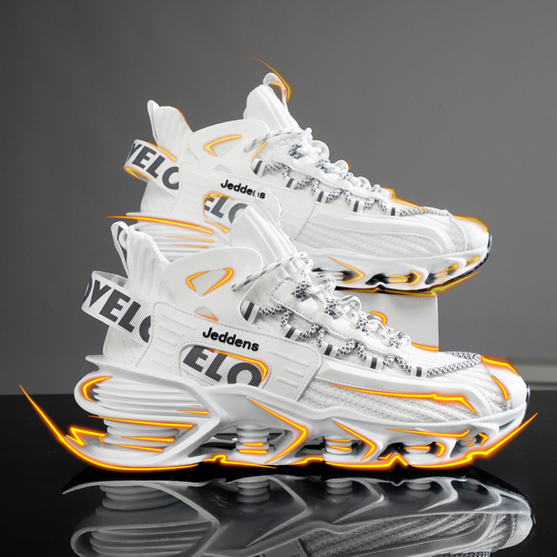 Men's Shock-absorbing Running Shoes Are Trendy Versatile Lightweight Comfortable Fashionable Men's Casual Sports Shoes