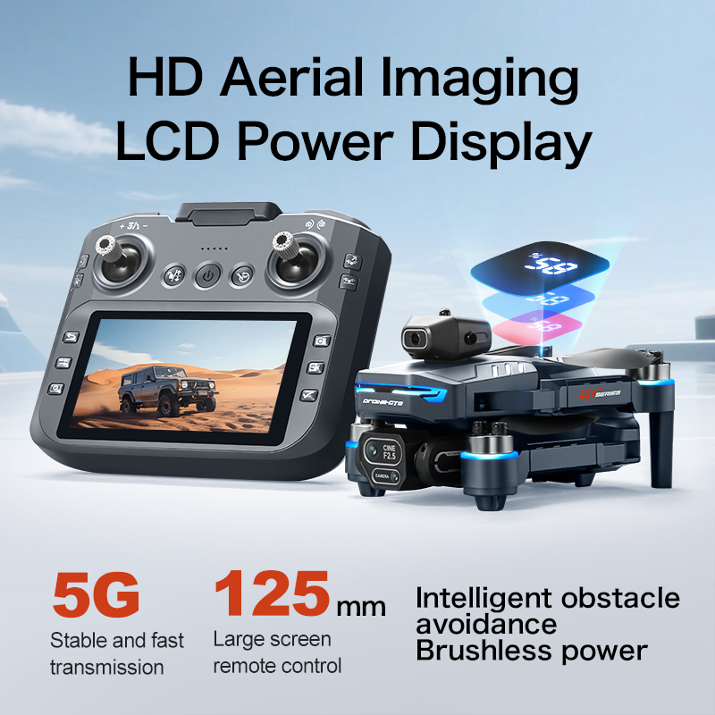 LSRC GT8 Drone 8K Professional Foldable Quadcopter with Dual 360° Cameras 5G WIFI Brushless Motors GPS Obstacle Avoidance