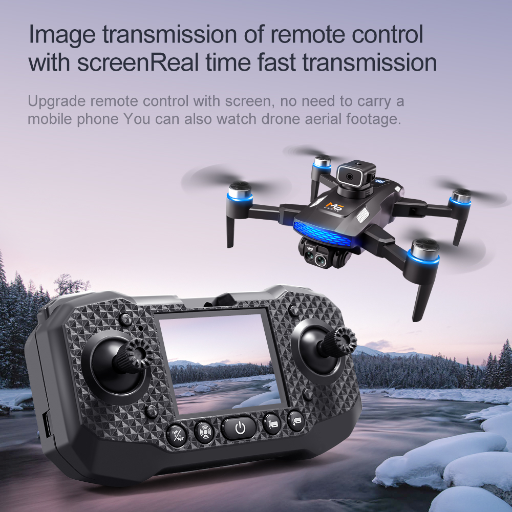 For Xiaomi  M6 Drone 8K Professional HD Camera Drones 5G WIFI FPV 4k UAV large screen remote control RC Dron Children's Toys