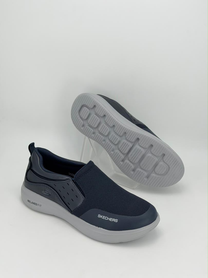 Skechers GoWalk Slip-On Walking Shoes - Navy Blue