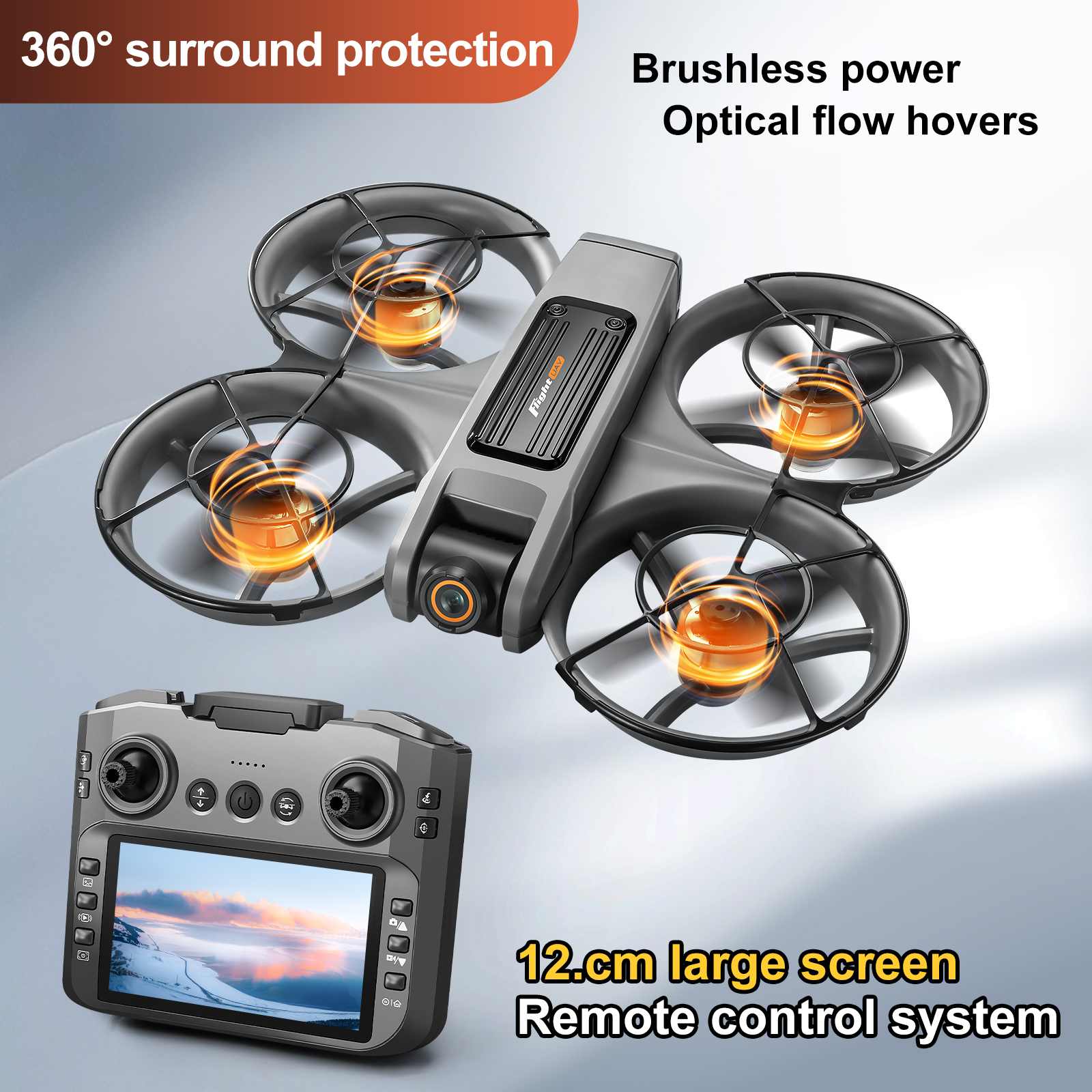 New S156 Drone 8K HD Aerial Photography Brushless Motor Dual Camera Drone With Screen All-Around Obstacle Avoidance Drone