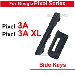 For Google Pixel 3A XL 4 4XL 3axl Black /White /Purple Power On /Off Volume Buttons Side Keys Replacement Parts