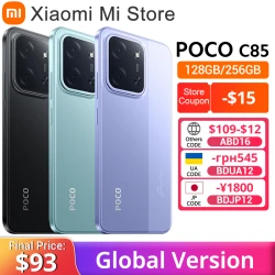 POCO C85 Global Version Smartphone Helio G81-Ultra 6.9" Dot Drop display 6000mAh battery 50MP Camera 33W NFC